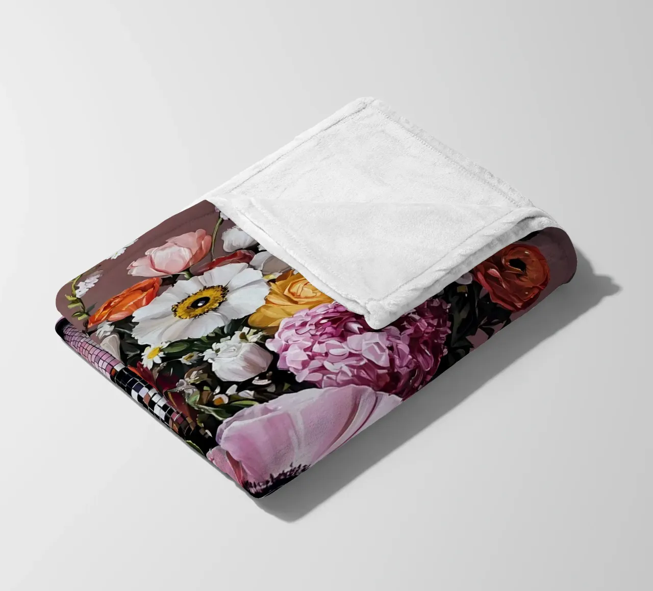 Palla da discoteca con fiori coperta in pile da IamHomeStudio