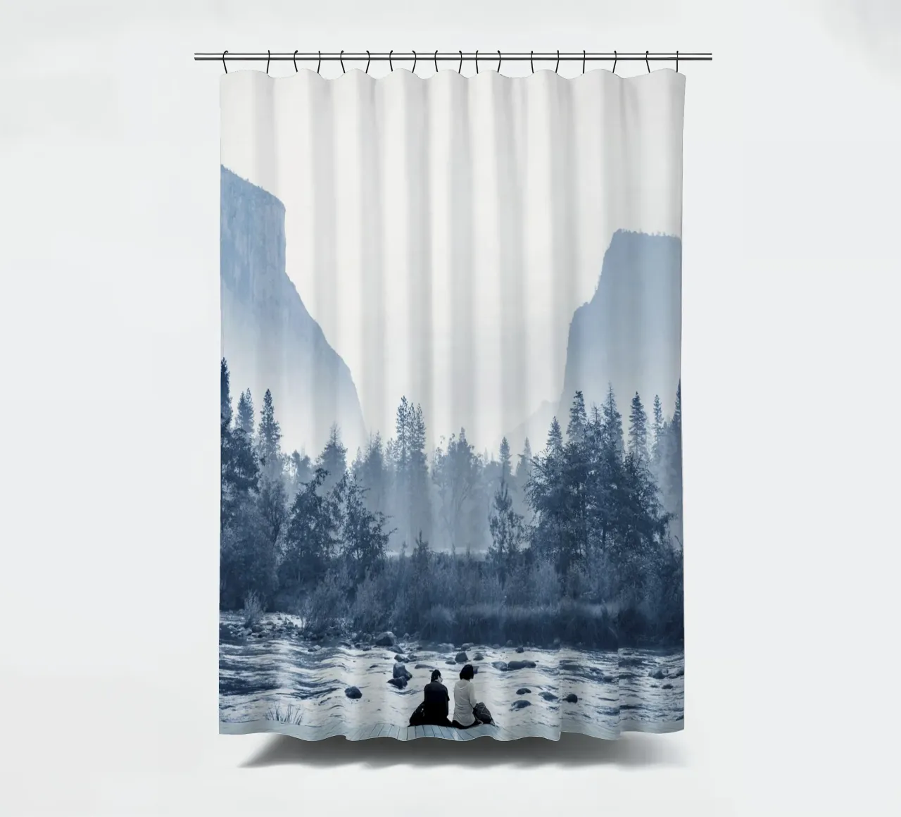 Date In The Nature shower curtain by arizrab