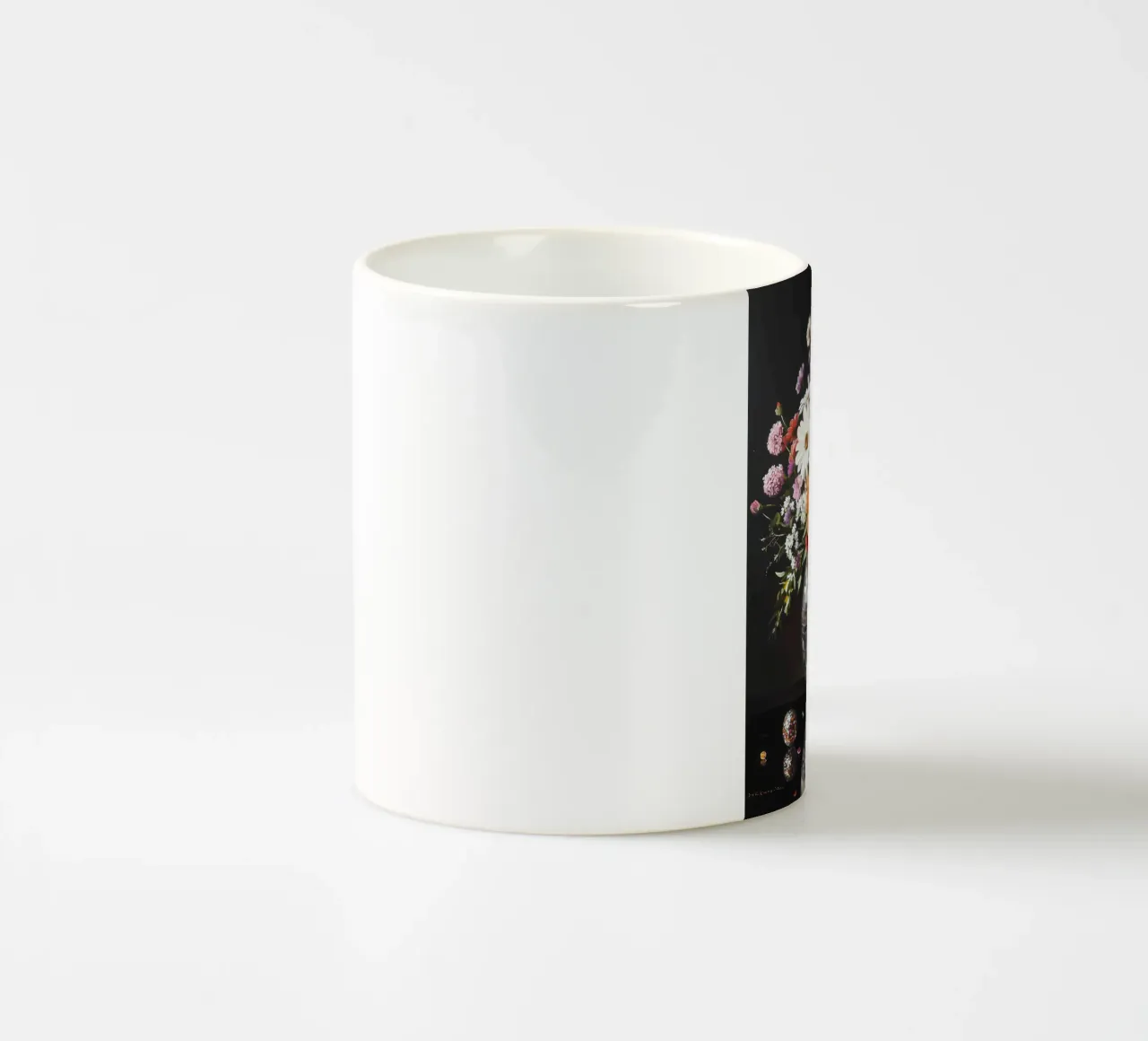 Palla da discoteca con fiori tazza in ceramica da IamHomeStudio