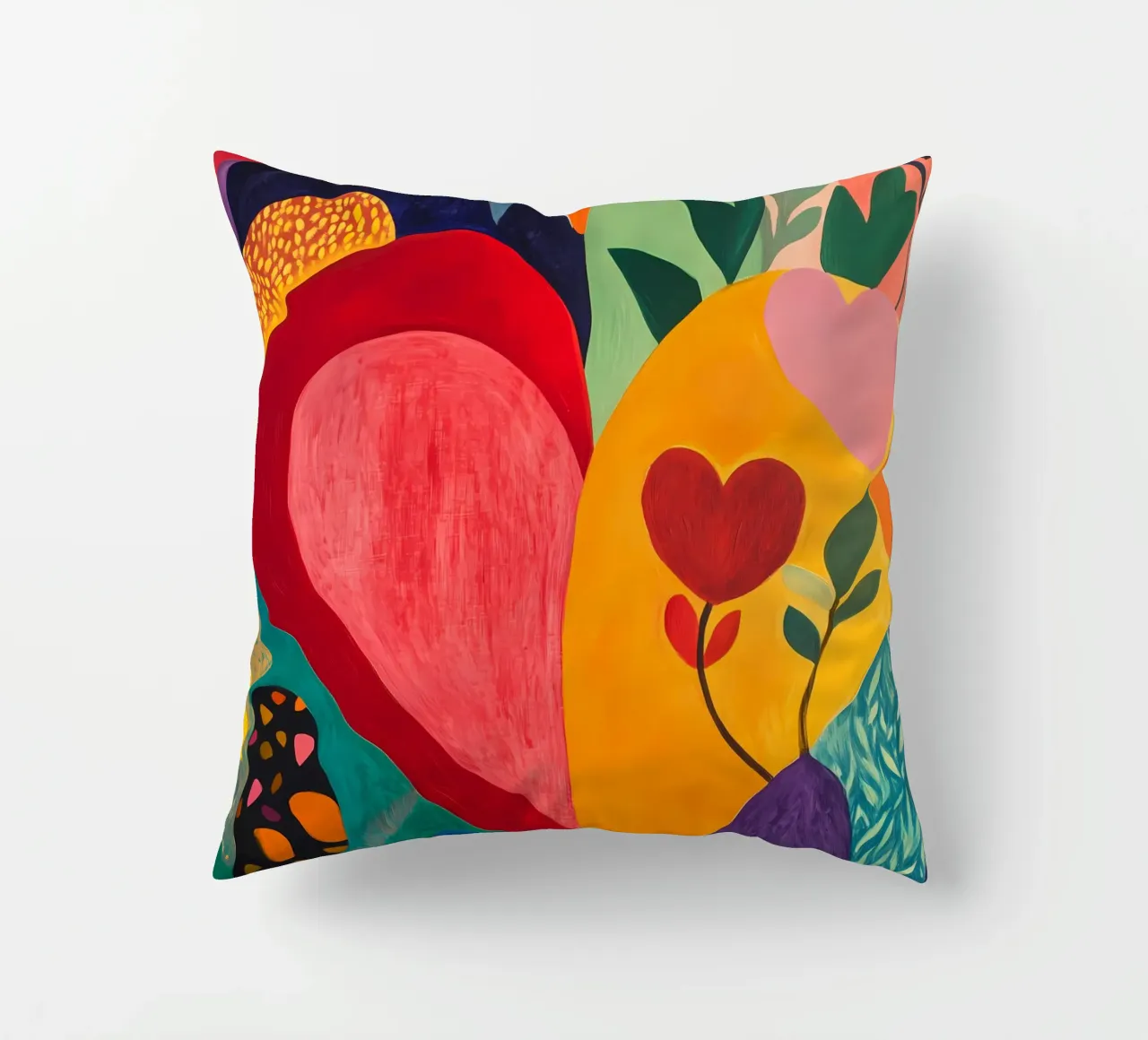 Cuore colorato cuscino da IamHomeStudio