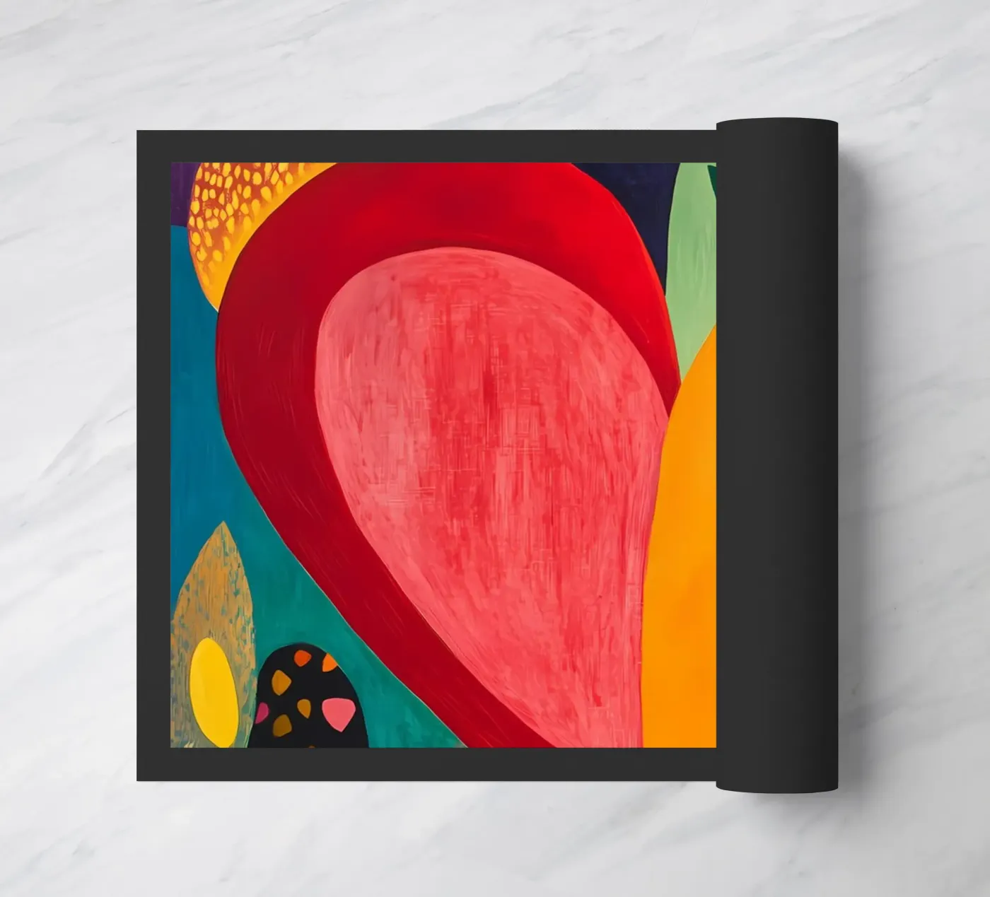 Cuore colorato zerbino da IamHomeStudio