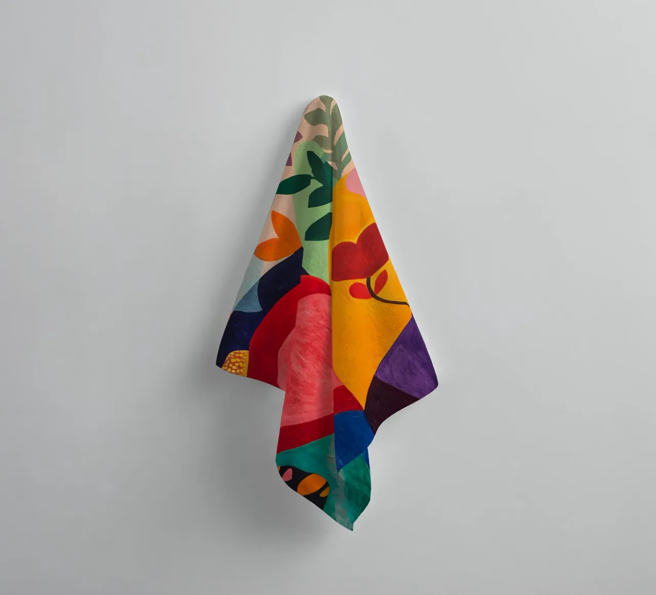 Cuore colorato asciugamano da bagno da IamHomeStudio