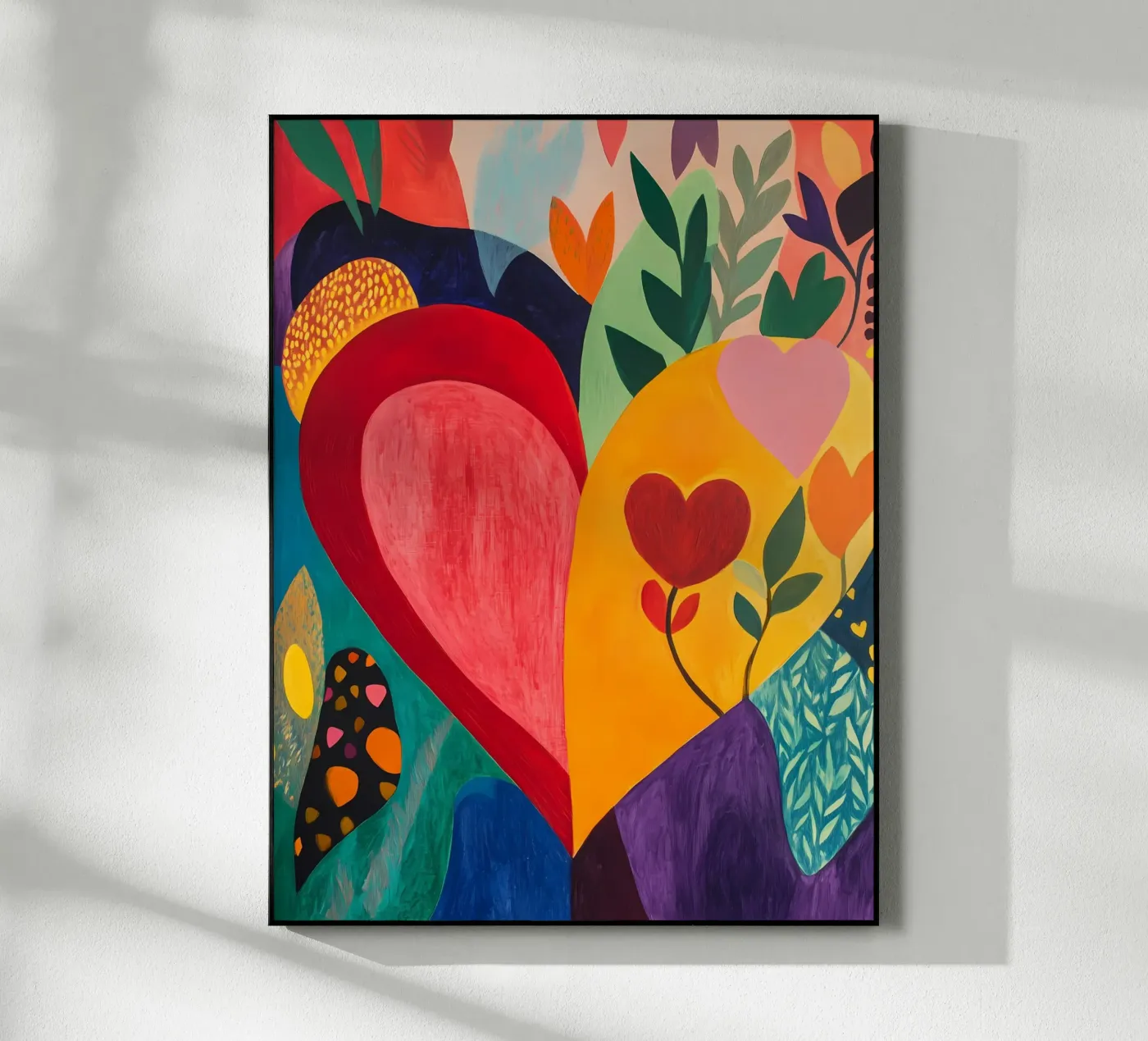 Colorful Heart acrylic glass by IamHomeStudio