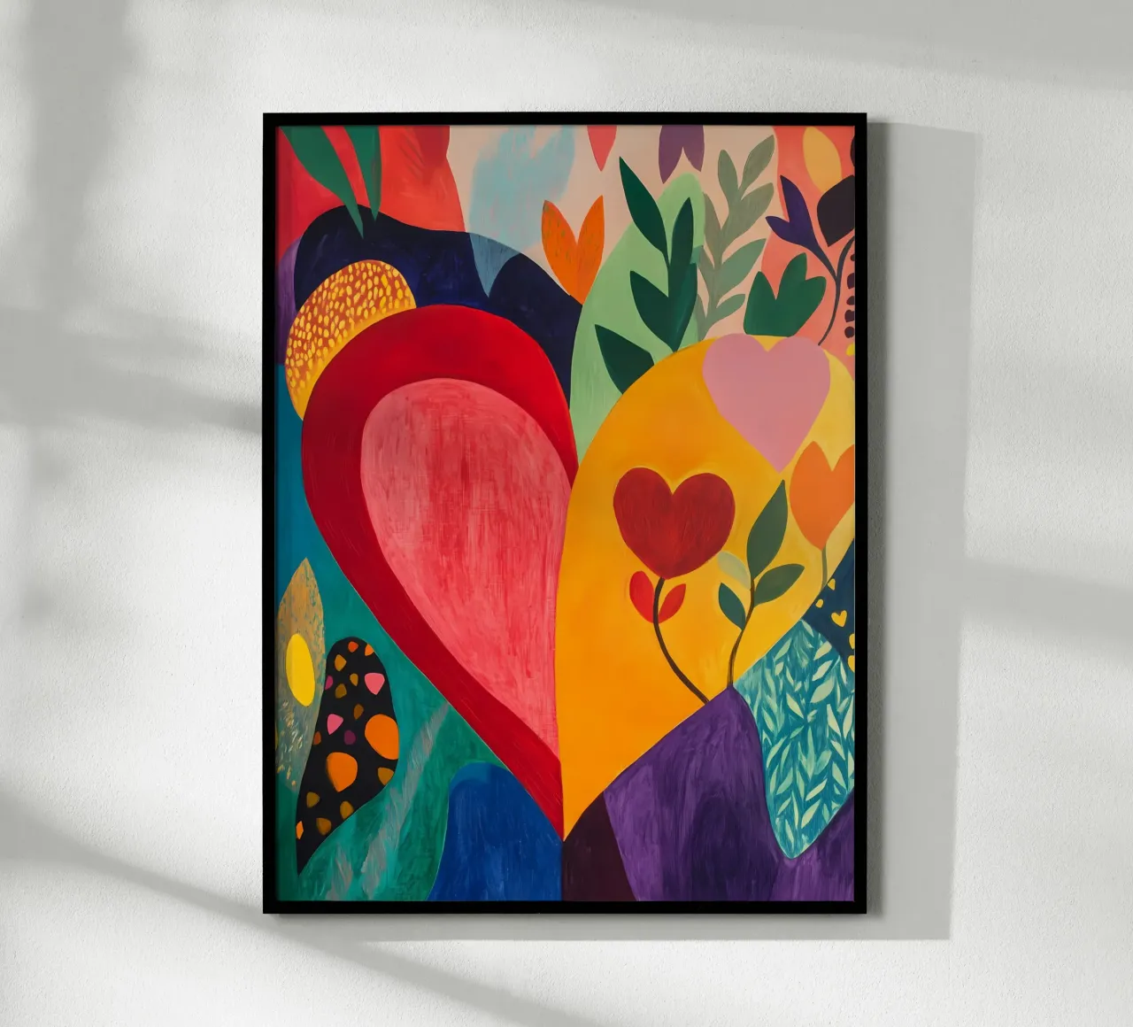 Cuore colorato carta hahnemühle da IamHomeStudio