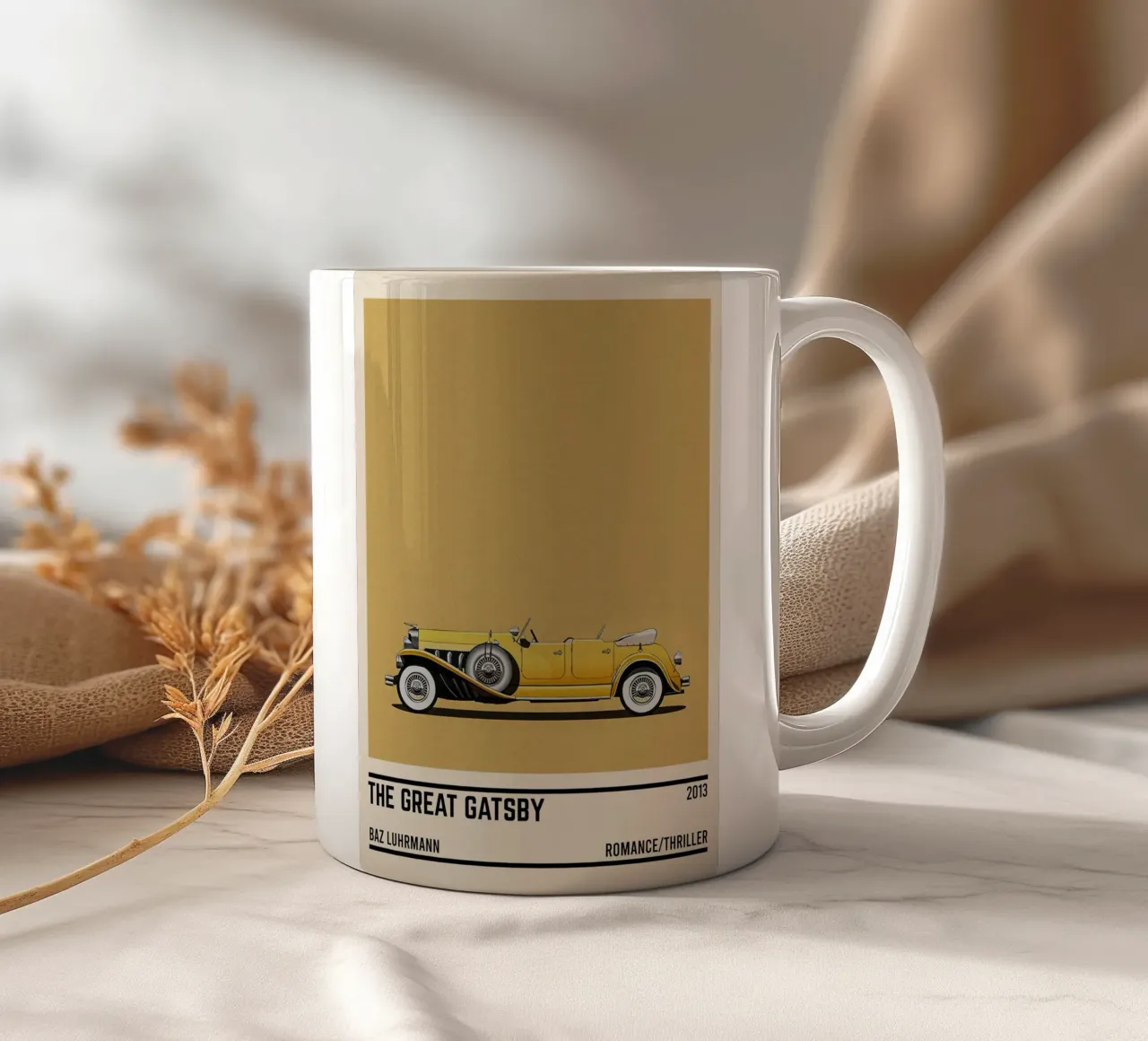 The Great Gatsby movie car tazza in ceramica da TheArtstudio