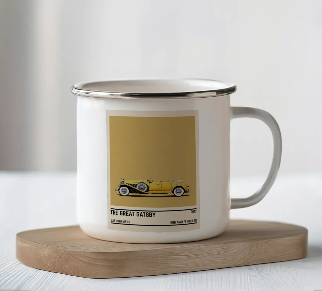 The Great Gatsby movie car tazza in smalto da TheArtstudio