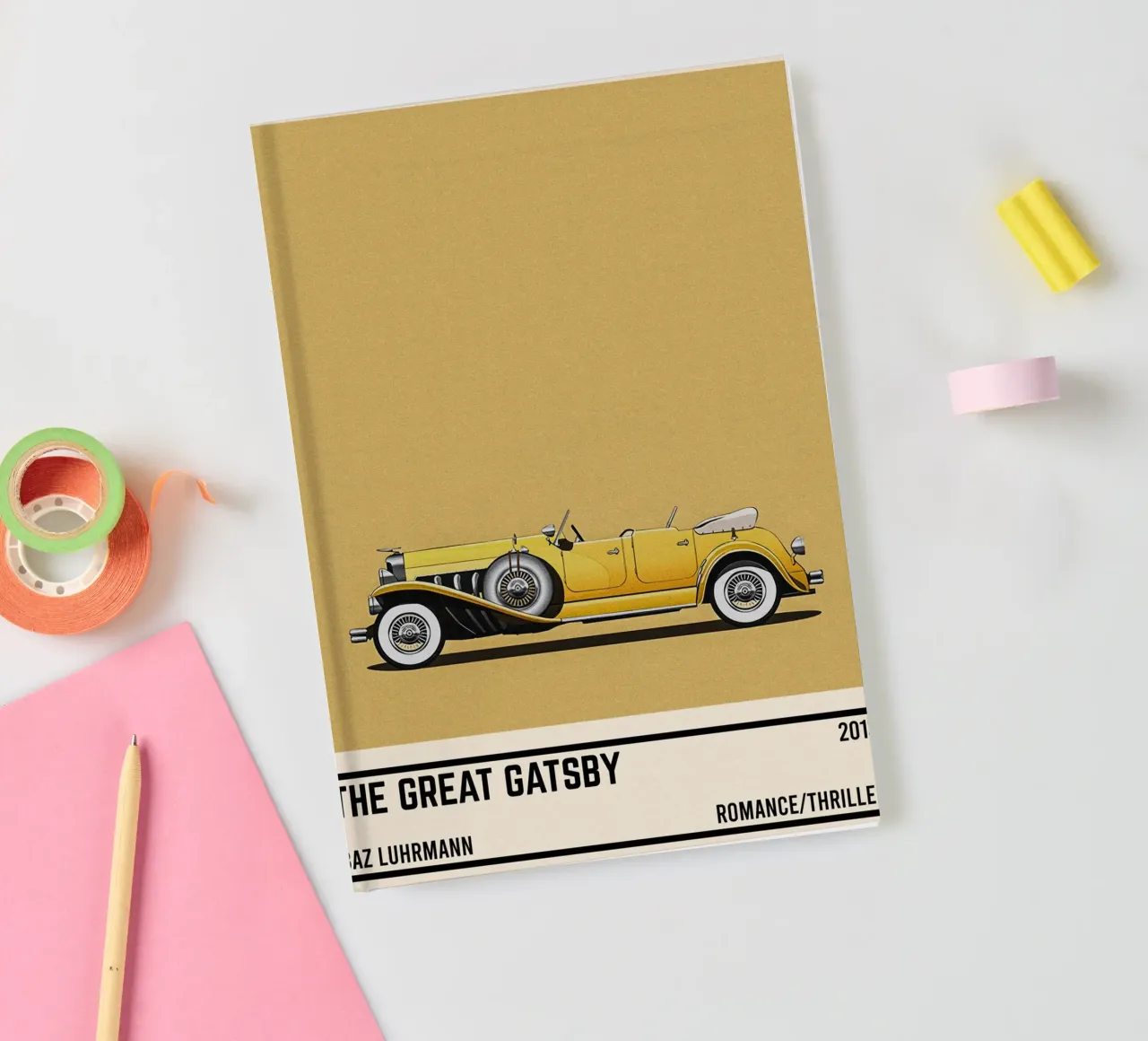 The Great Gatsby movie car notebook by TheArtstudio