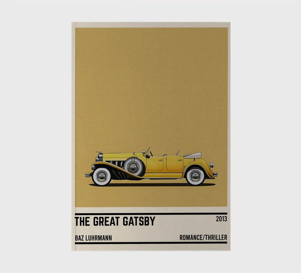 The Great Gatsby movie car notebook by TheArtstudio