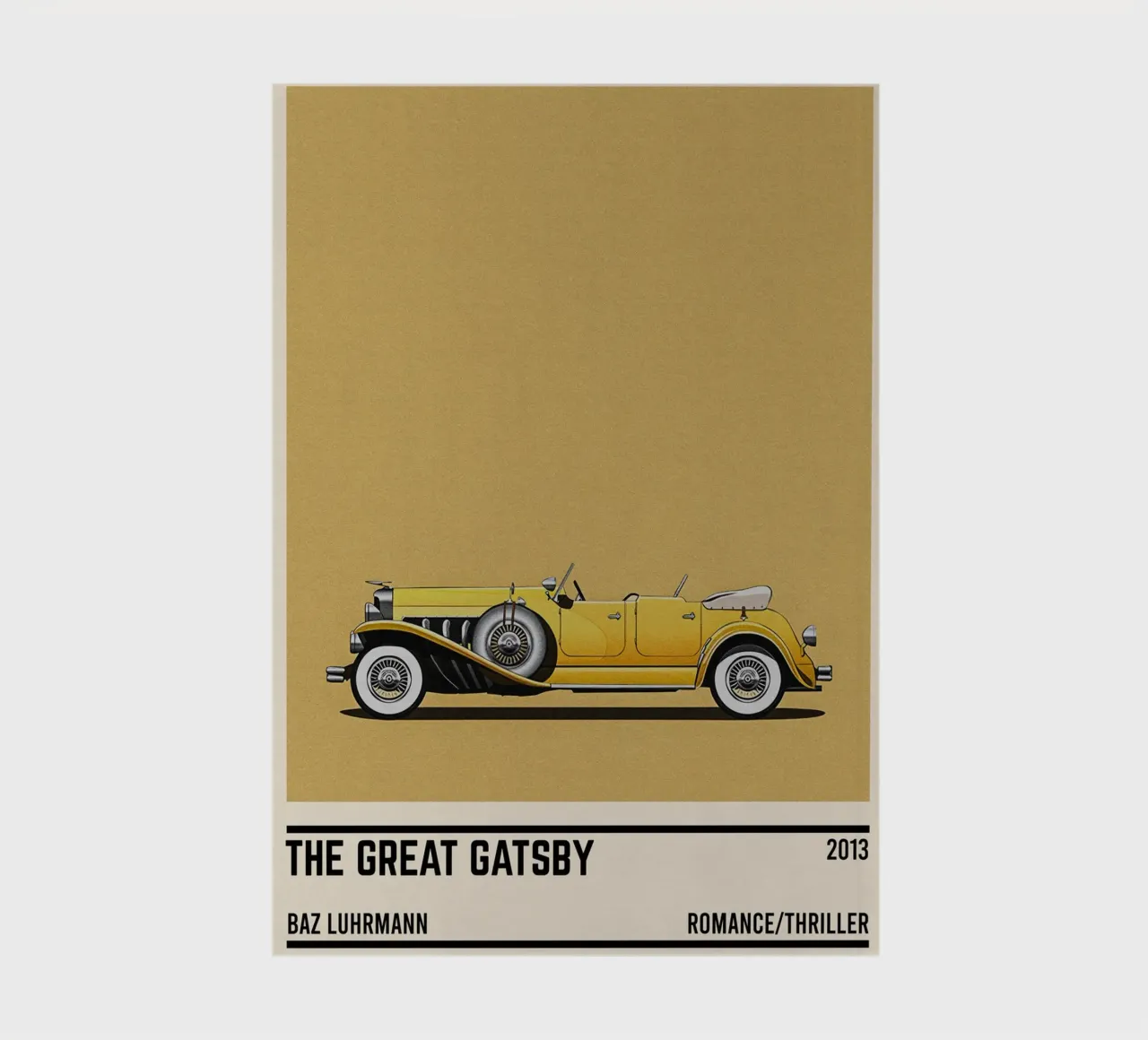 The Great Gatsby movie car notebook by TheArtstudio
