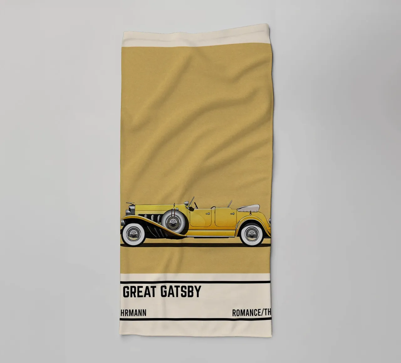 The Great Gatsby movie car asciugamano da bagno da TheArtstudio