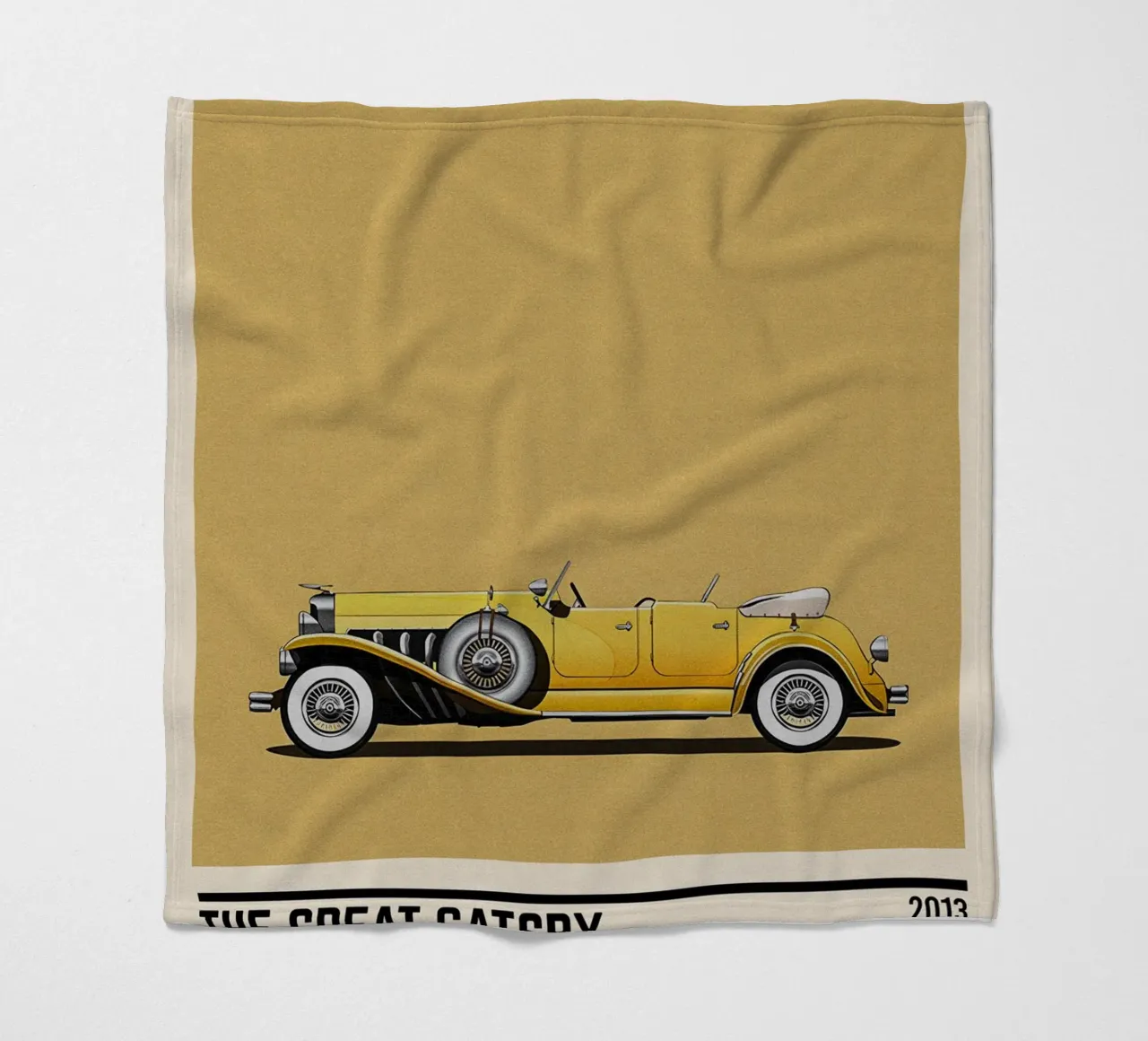 The Great Gatsby movie car Fleecedecke von TheArtstudio