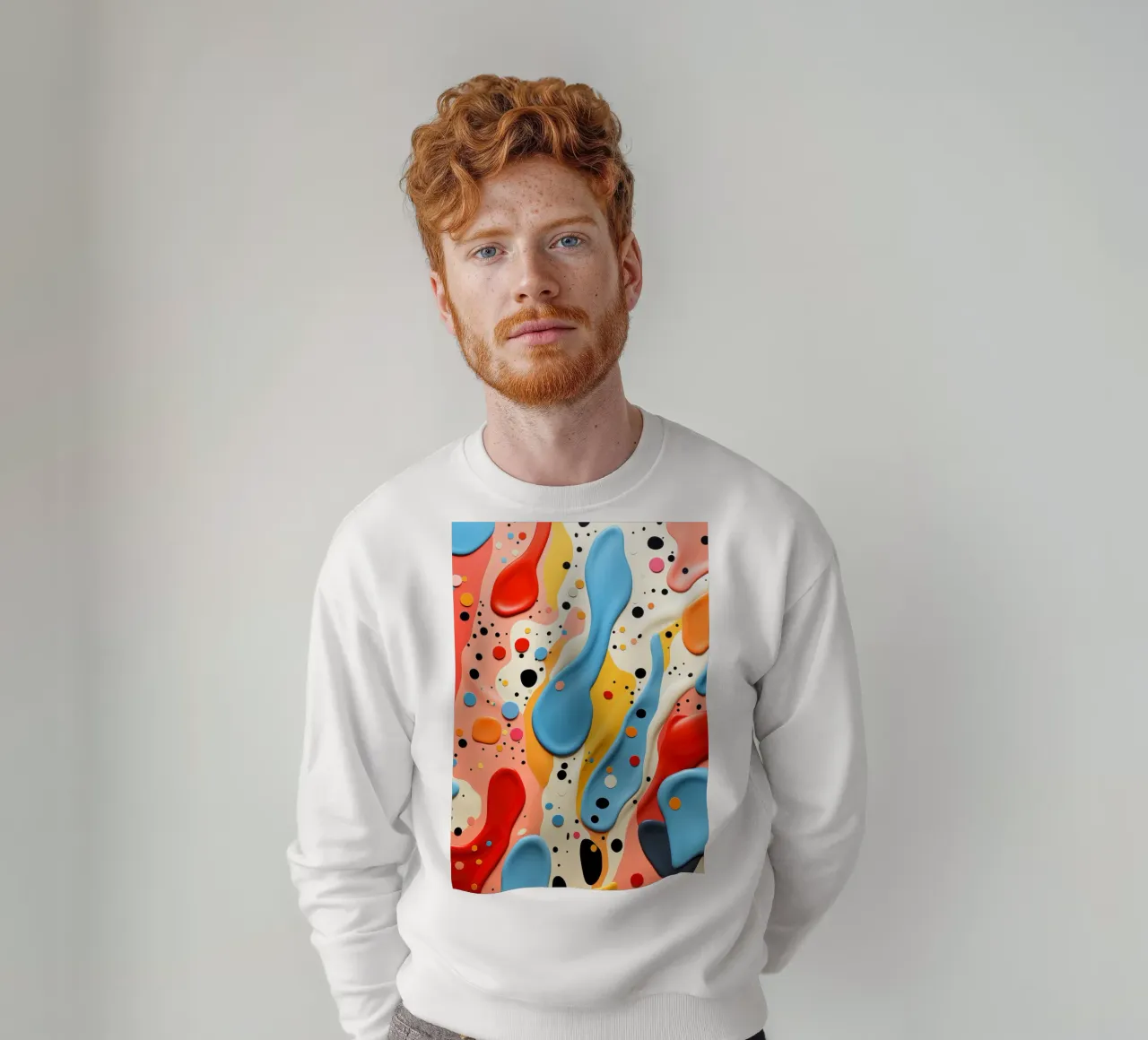 Terrazo pattern art felpa da Justyna Jaszke JBJart