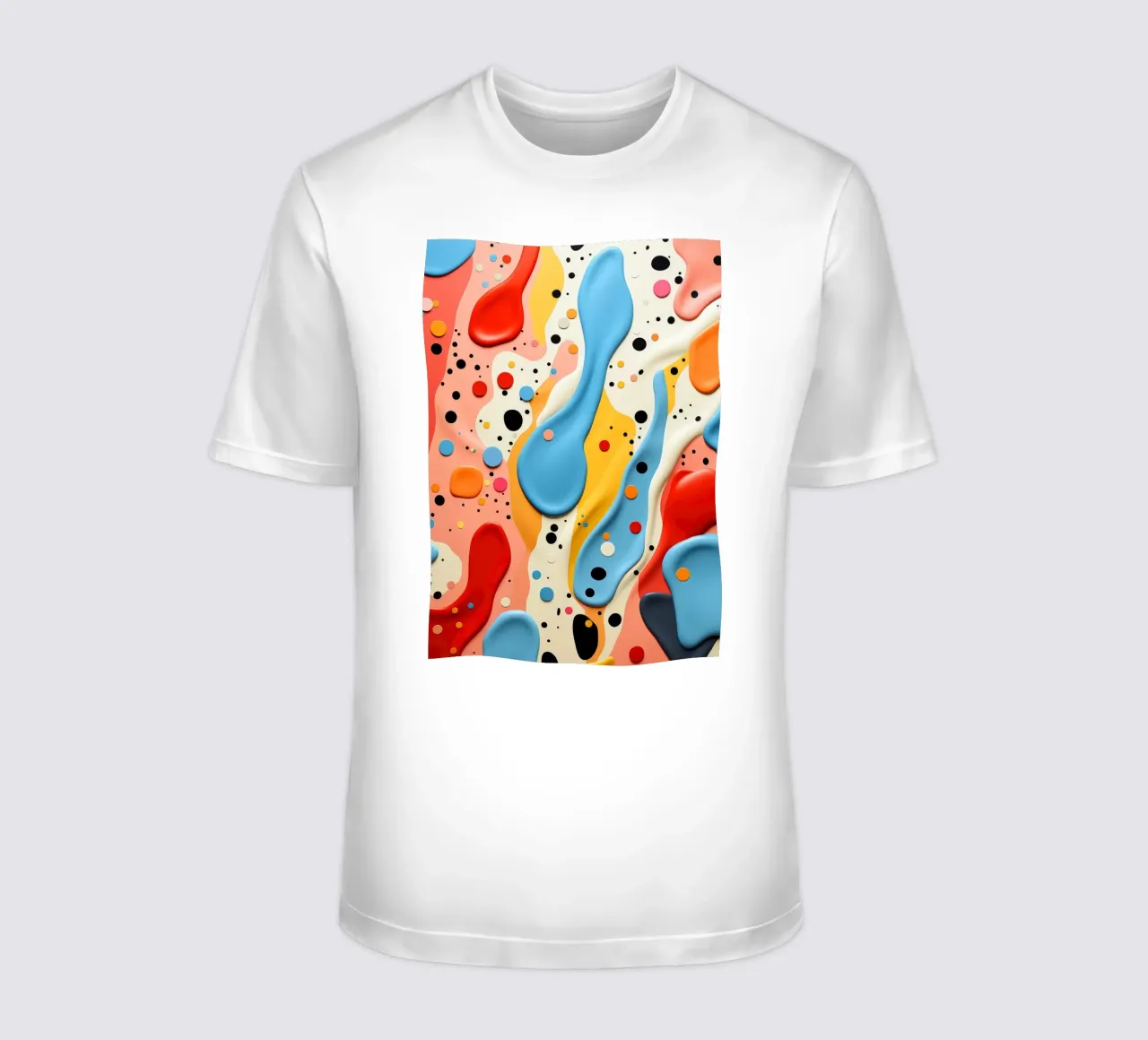 Terrazo pattern art t-shirt da Justyna Jaszke JBJart