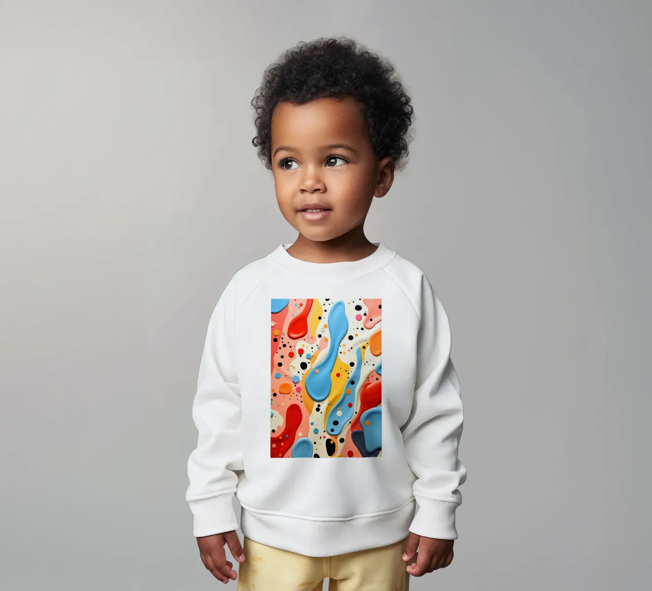 Terrazo pattern art felpa neonato da Justyna Jaszke JBJart