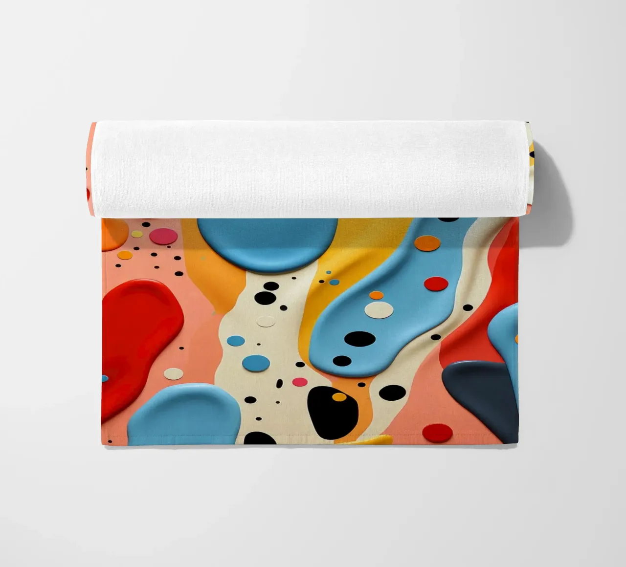 Terrazo pattern art telo mare da Justyna Jaszke JBJart