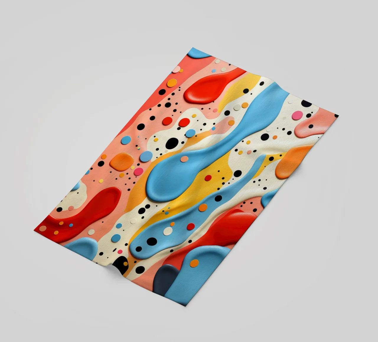 Terrazo pattern art telo mare da Justyna Jaszke JBJart