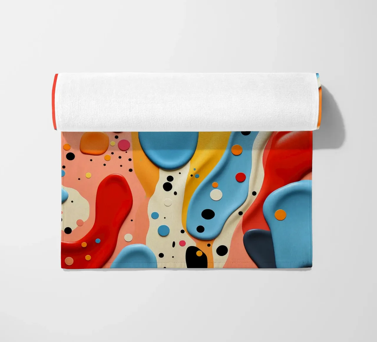 Terrazo pattern art telo mare da Justyna Jaszke JBJart