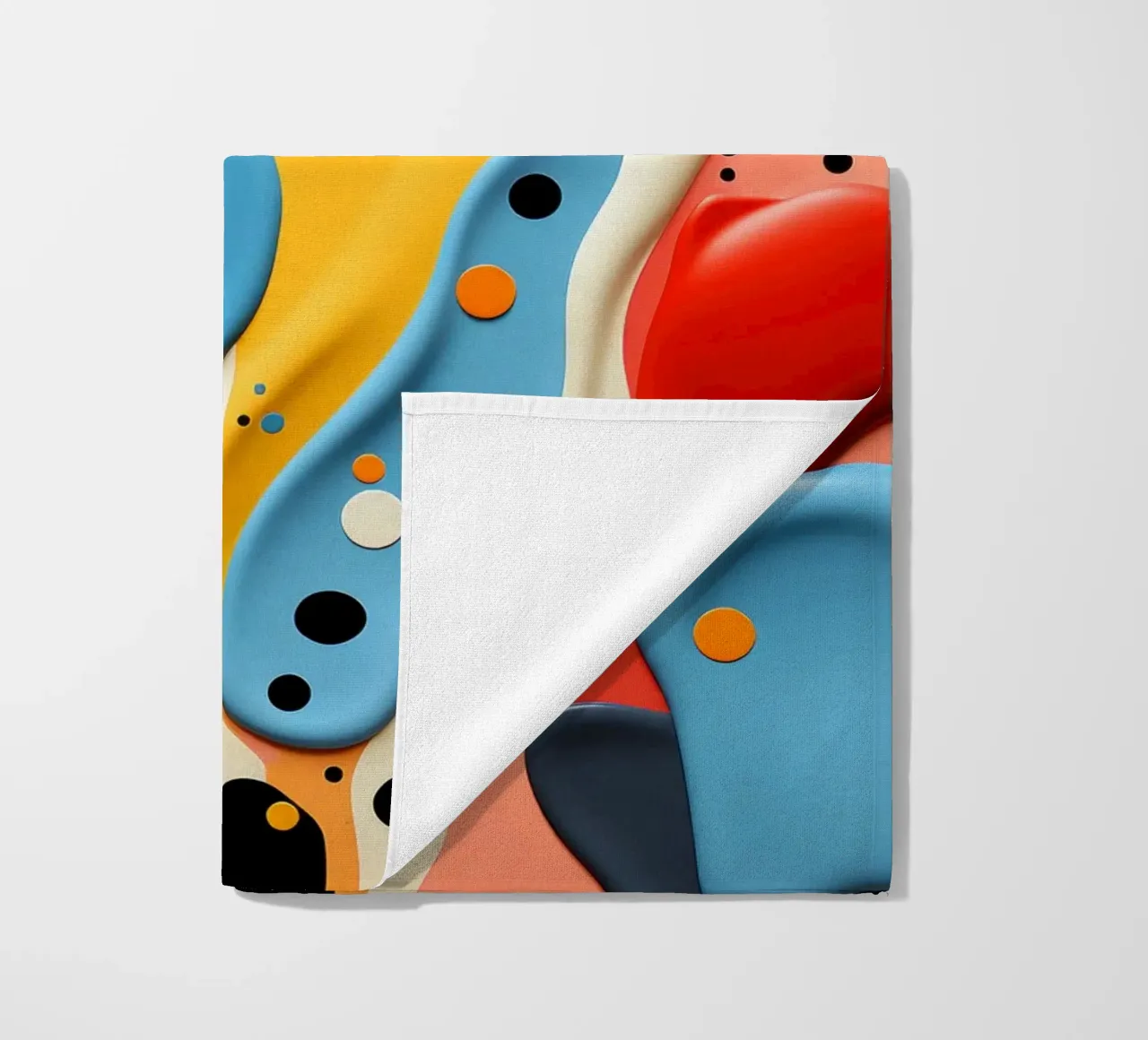 Terrazo pattern art telo mare da Justyna Jaszke JBJart