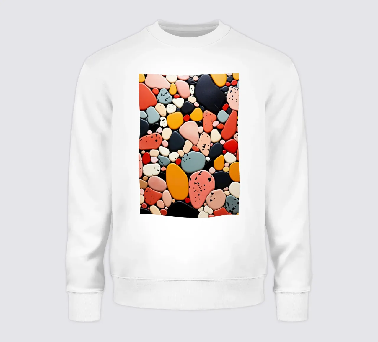 Terrazo pattern art felpa da Justyna Jaszke JBJart