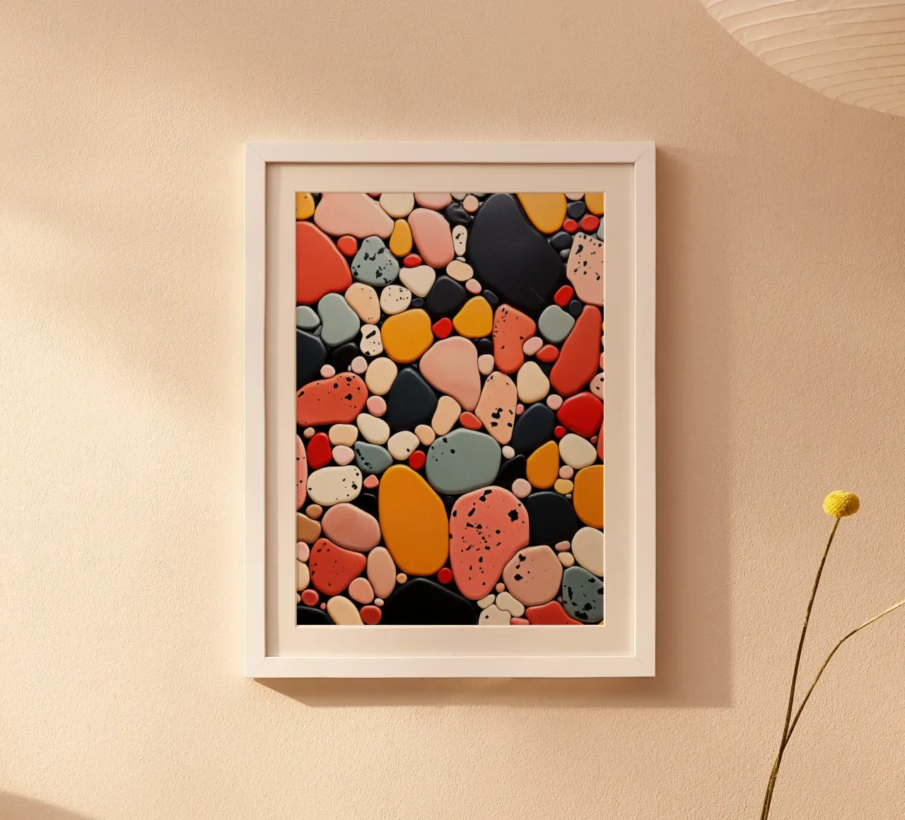 Terrazo pattern art poster da Justyna Jaszke JBJart