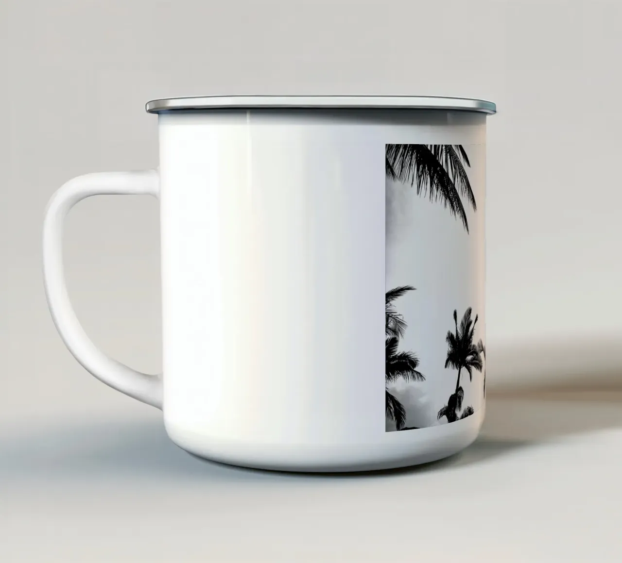 Palm Shade 4 tazza in smalto da Chris Abatzis