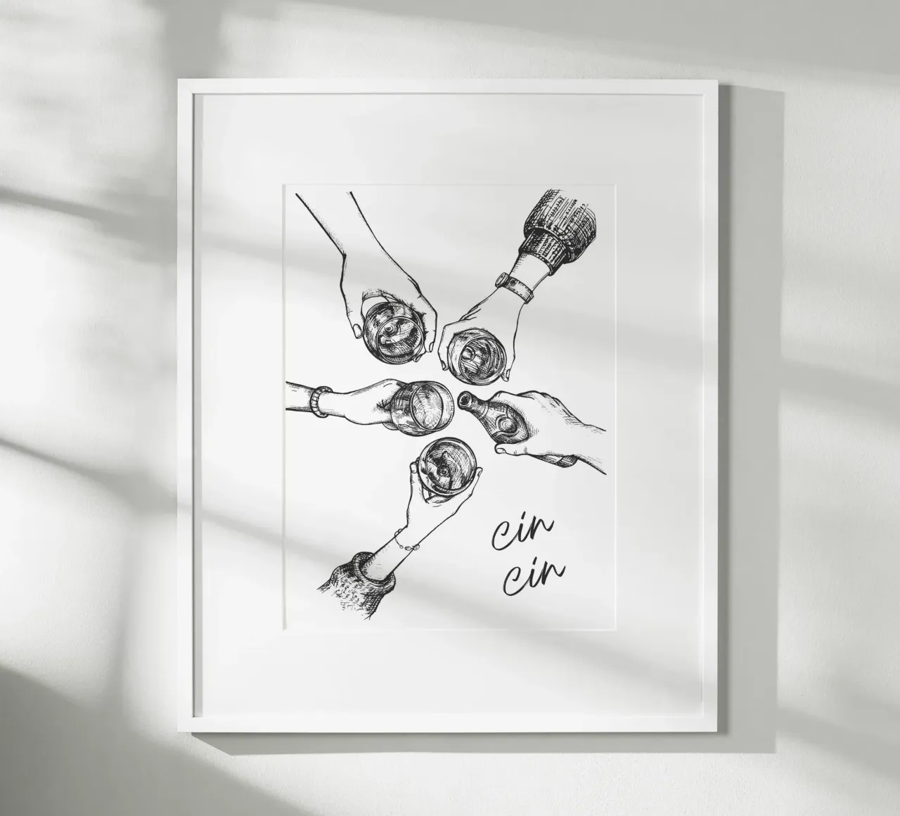 Friends' Cheers, Cin Cin poster da IamHomeStudio
