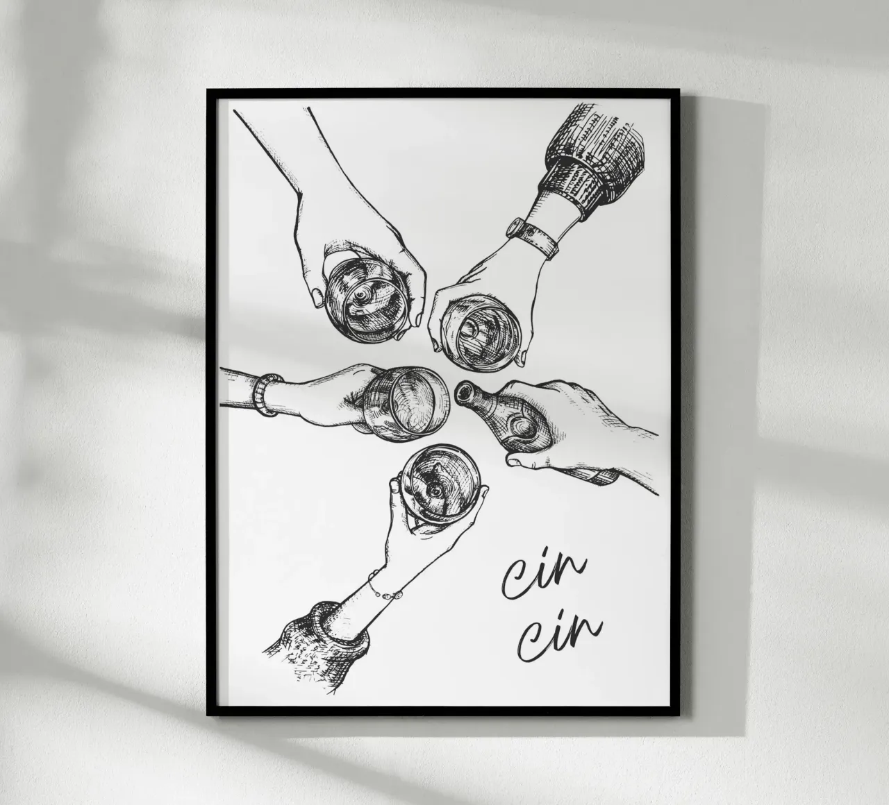 Friends' Cheers, Cin Cin poster da IamHomeStudio