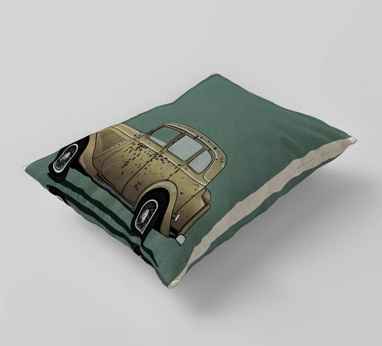 Bonnie And Clyde car movie cuscino da TheArtstudio