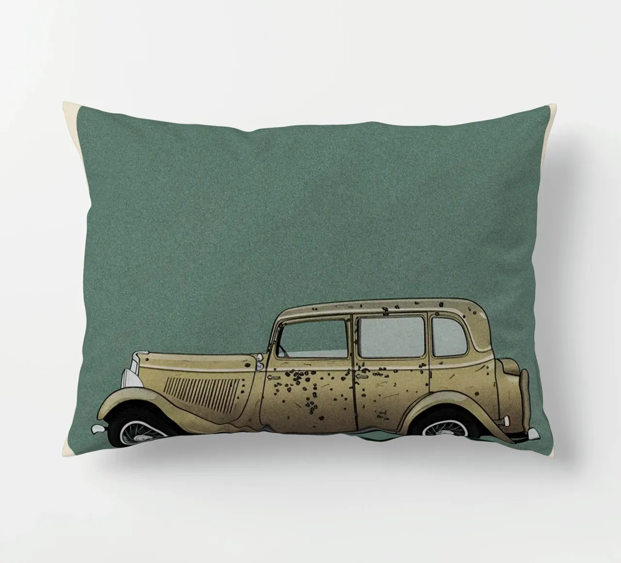 Bonnie And Clyde car movie cuscino da TheArtstudio
