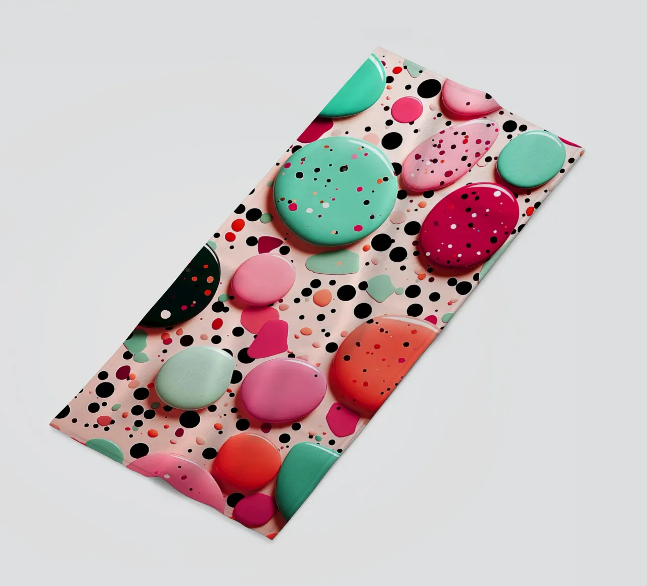 Terrazo pattern art telo mare da Justyna Jaszke JBJart