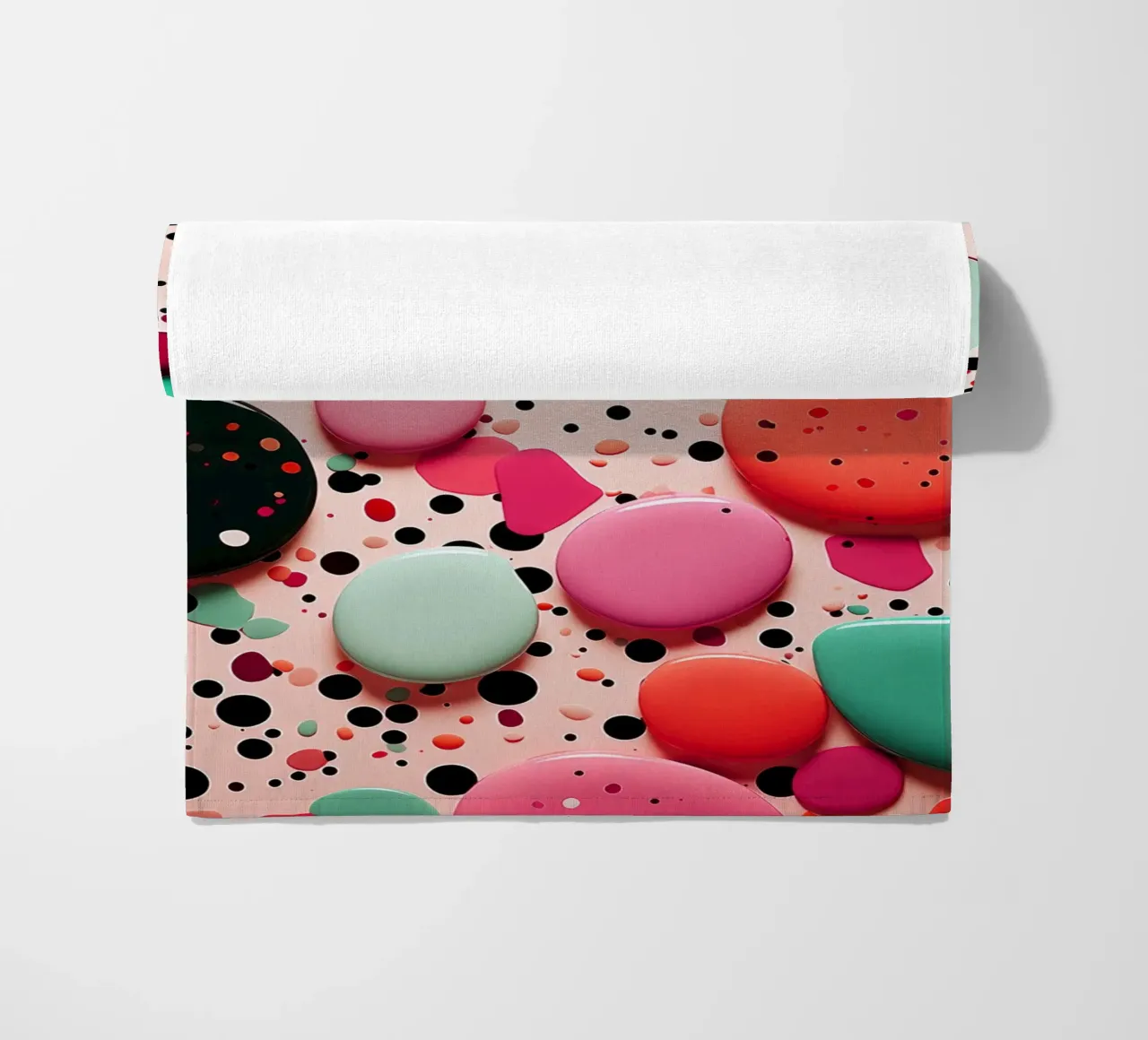 Terrazo pattern art telo mare da Justyna Jaszke JBJart