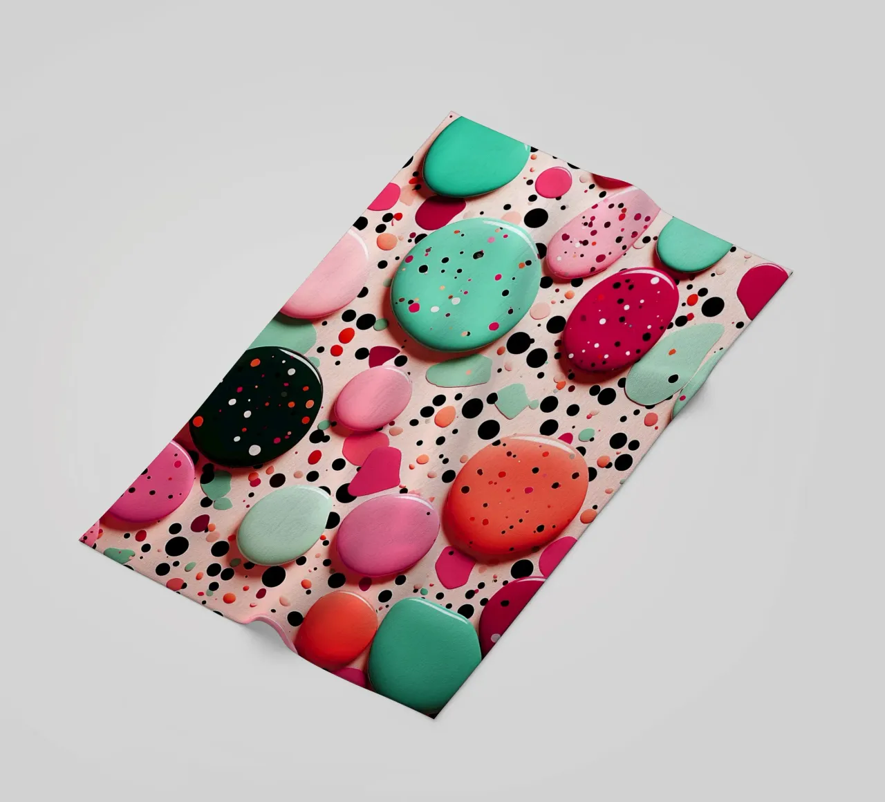 Terrazo pattern art telo mare da Justyna Jaszke JBJart