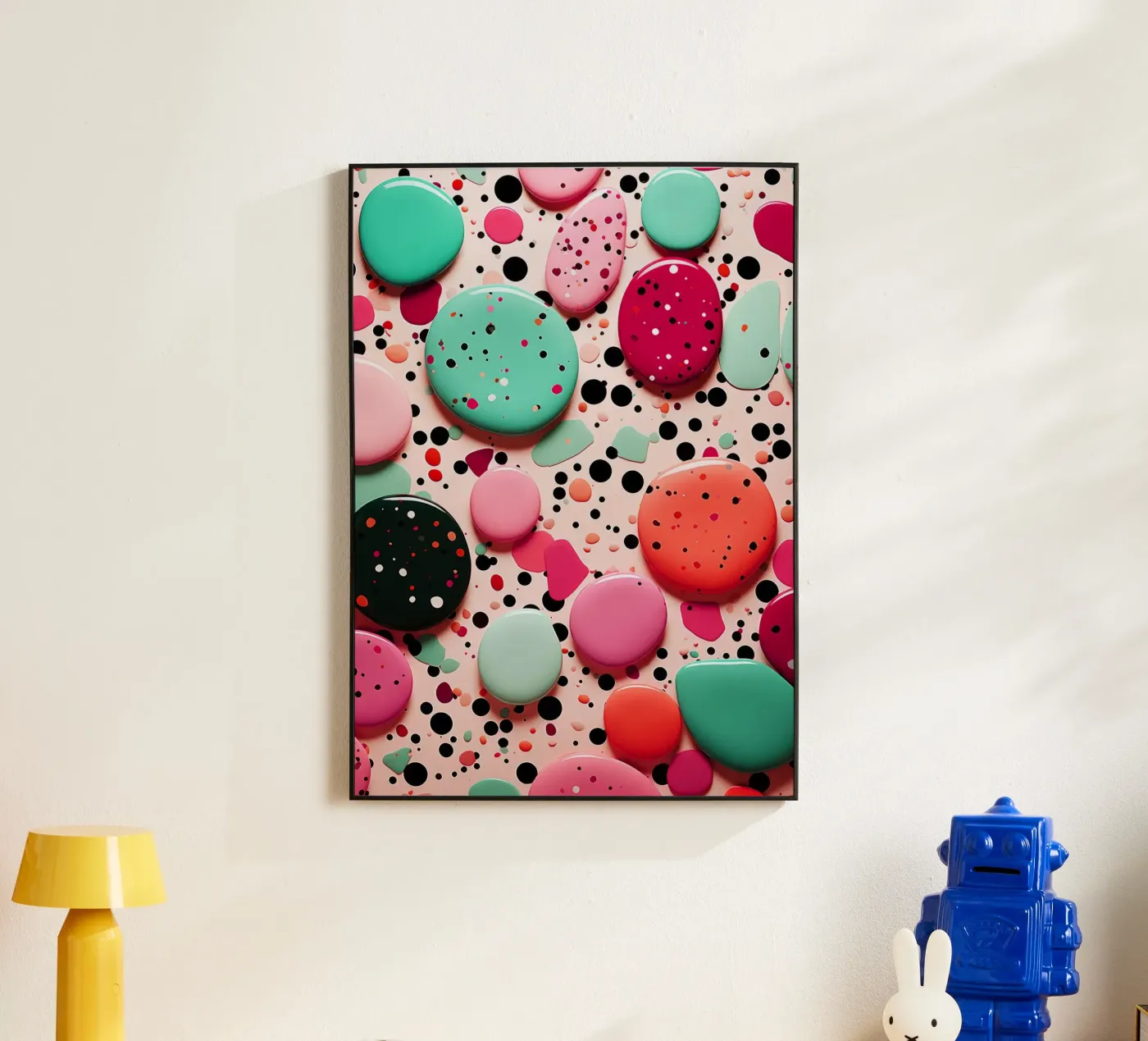 Terrazo pattern art pannello forex da Justyna Jaszke JBJart