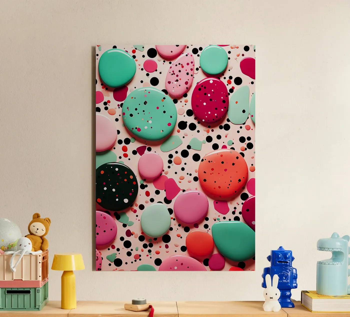 Terrazo pattern art pannello forex da Justyna Jaszke JBJart