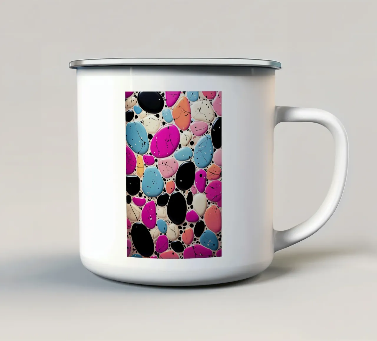 Terrazzo paterno tazza in smalto da Justyna Jaszke JBJart