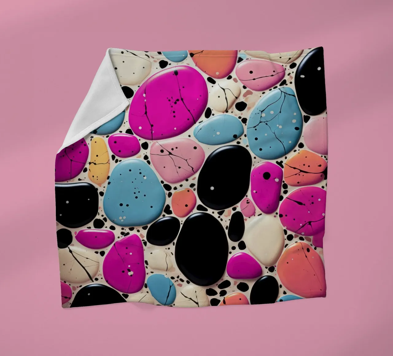 Terrazzo paterno coperta in pile da Justyna Jaszke JBJart