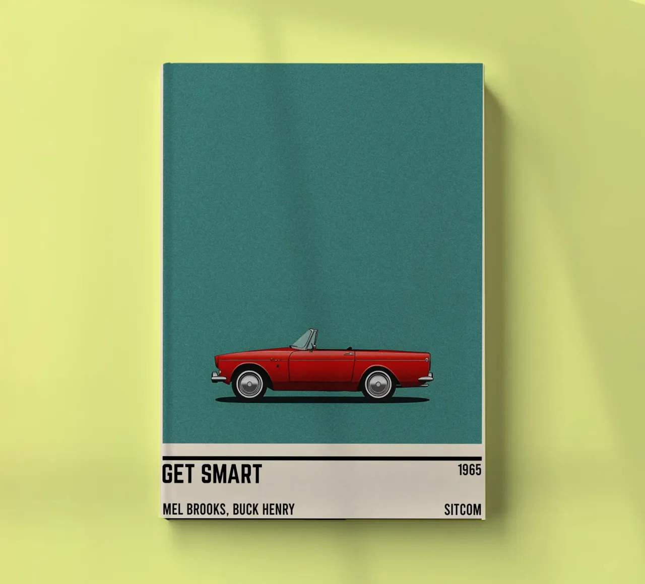 Get Smart car movie notebook by TheArtstudio