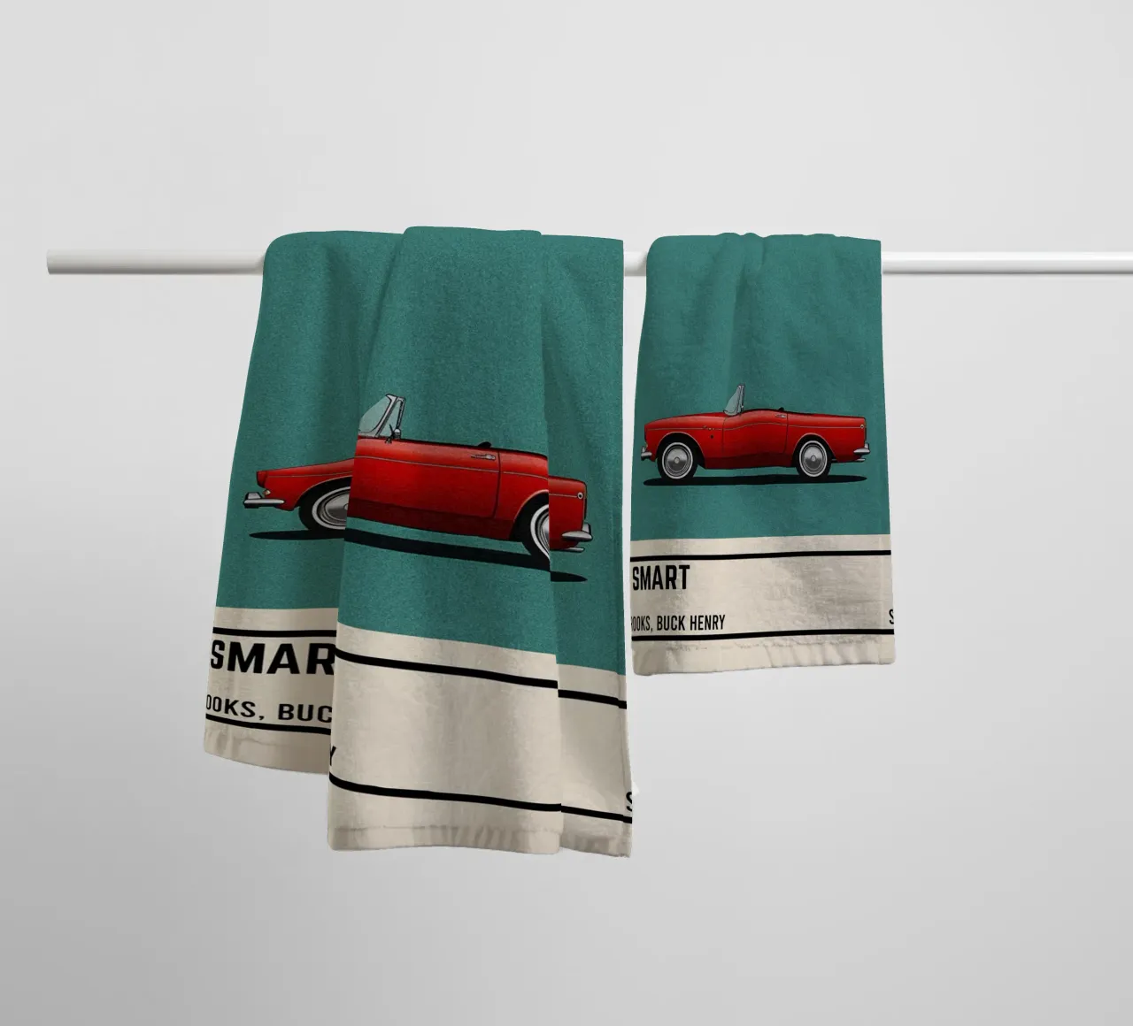 Get Smart car movie asciugamano da bagno da TheArtstudio