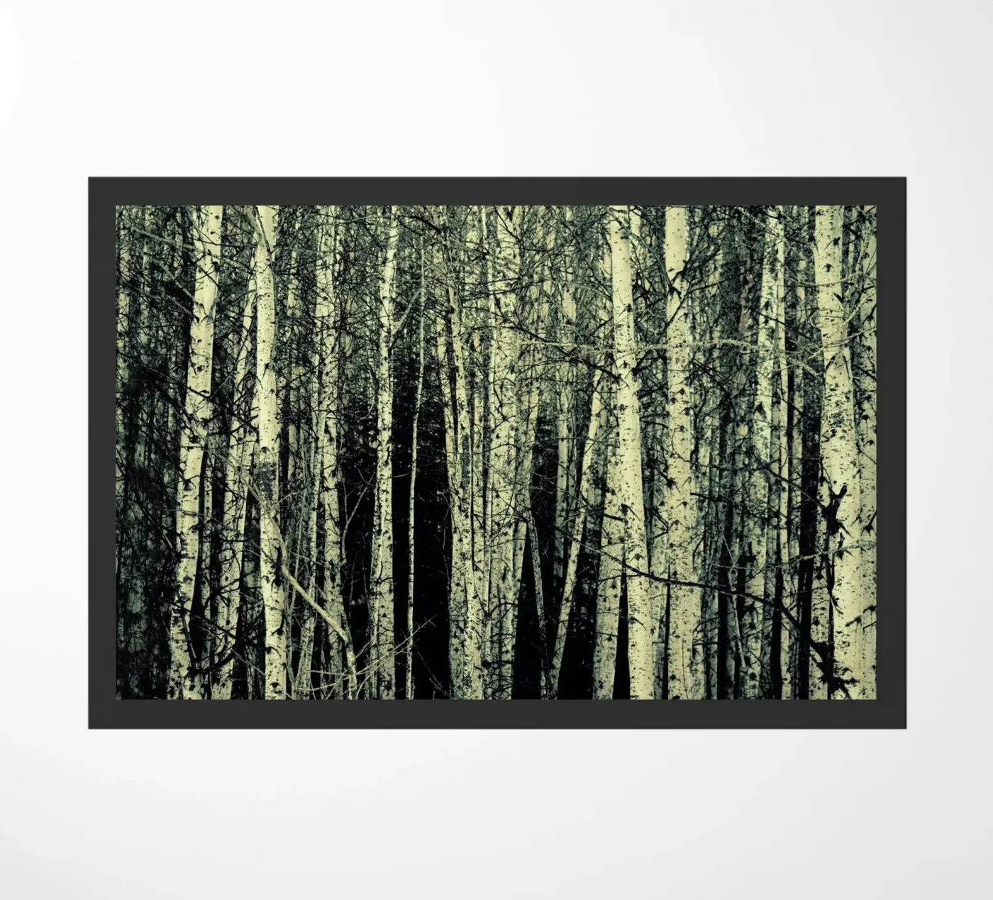 Birch doormat by Robin Delean