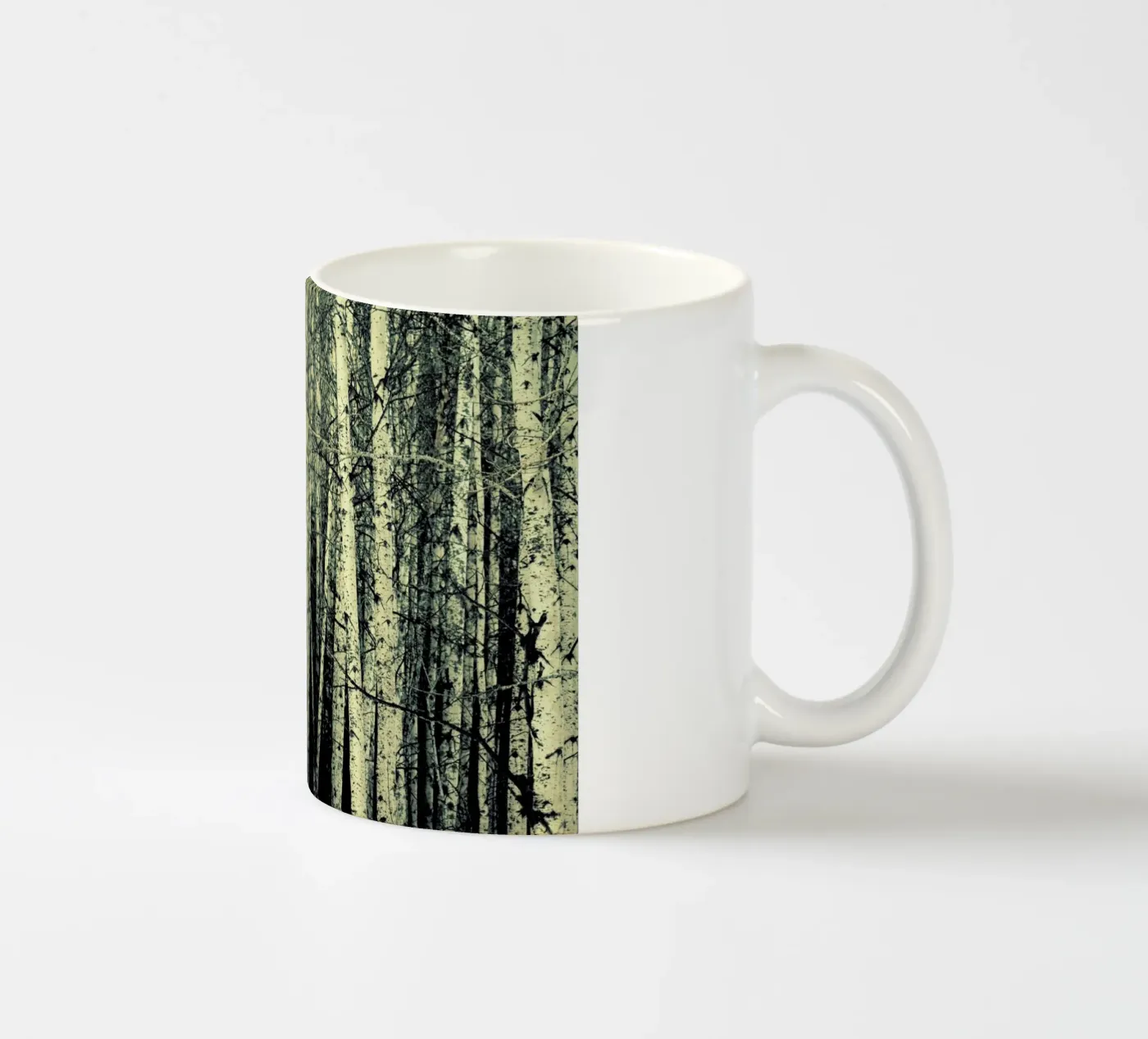 Birch ceramic mug by Robin Delean