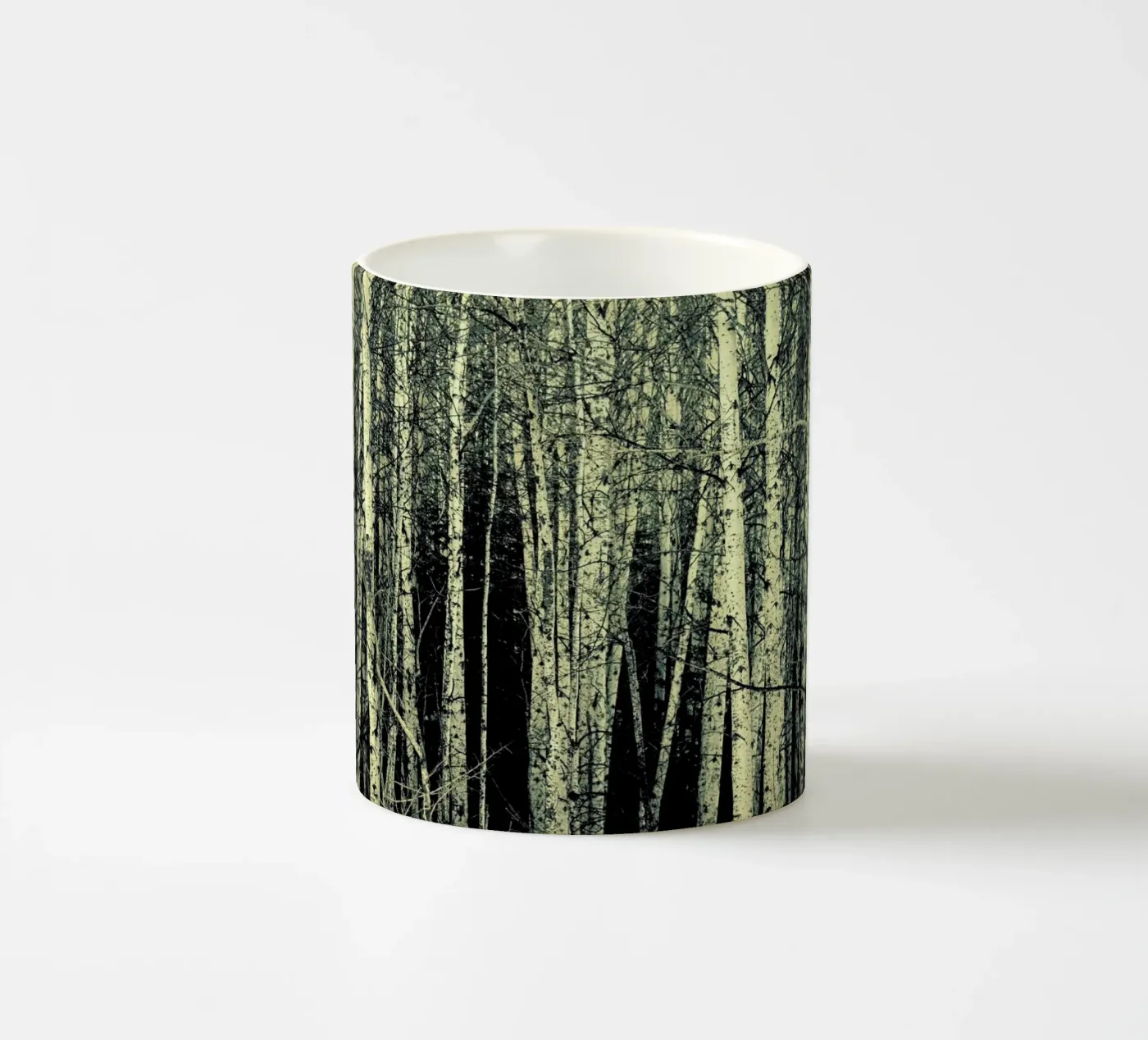 Birch ceramic mug by Robin Delean