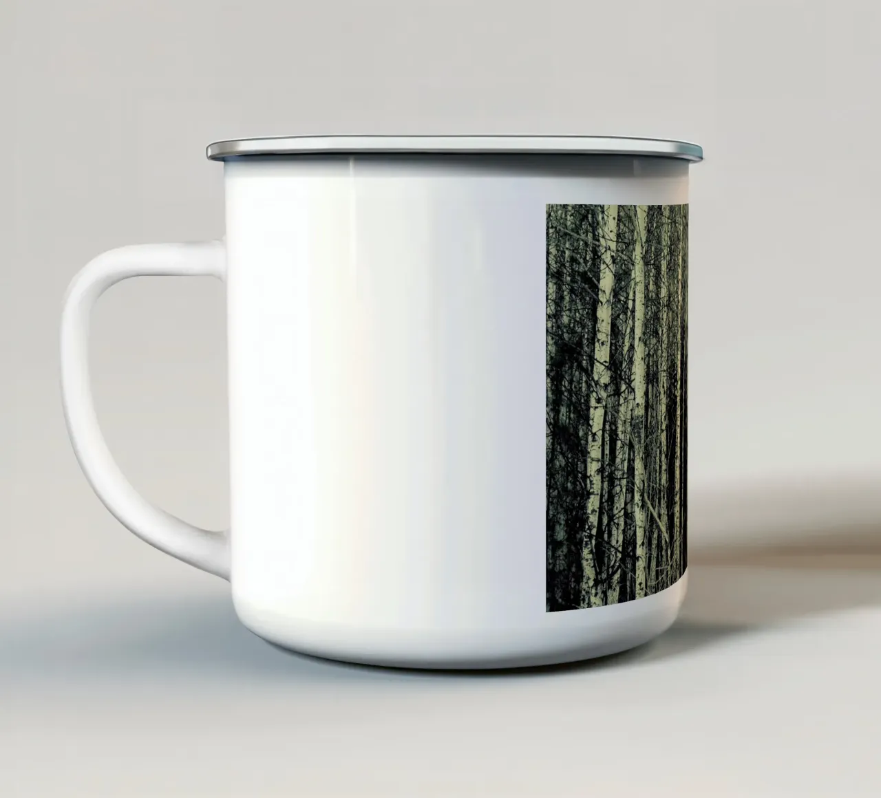 Birch tazza in smalto da Robin Delean