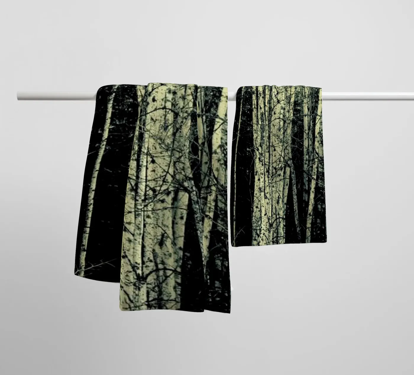 Birch towel by Robin Delean
