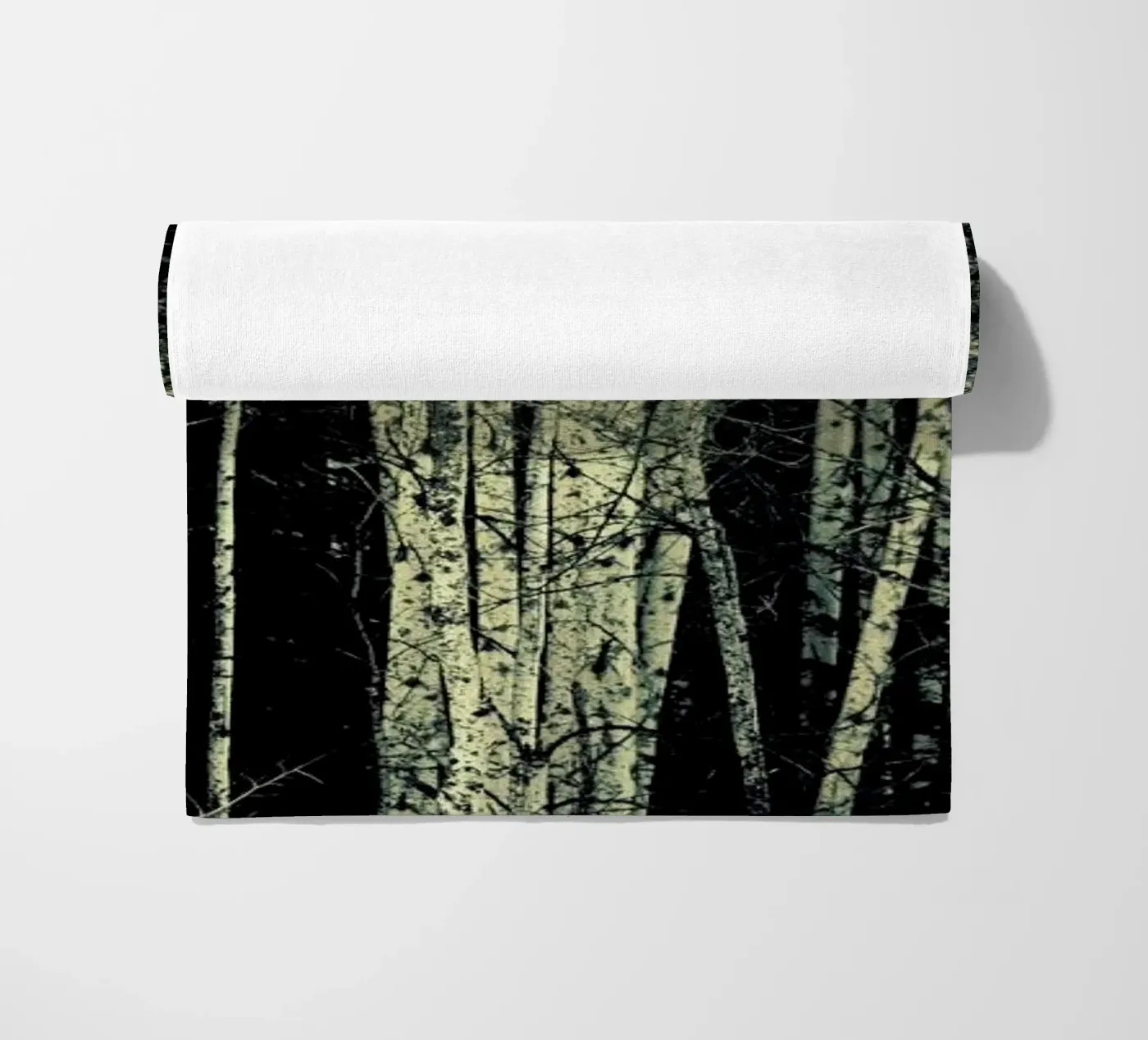 Birch beach towel by Robin Delean