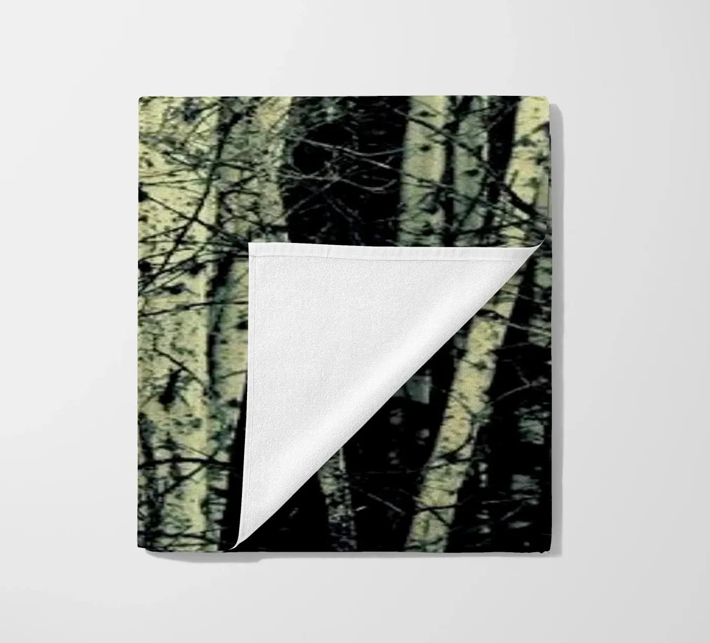 Birch beach towel by Robin Delean