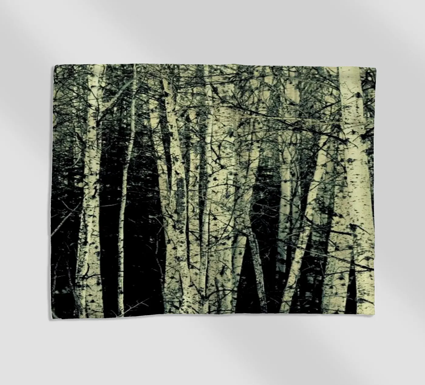 Birch beach towel by Robin Delean