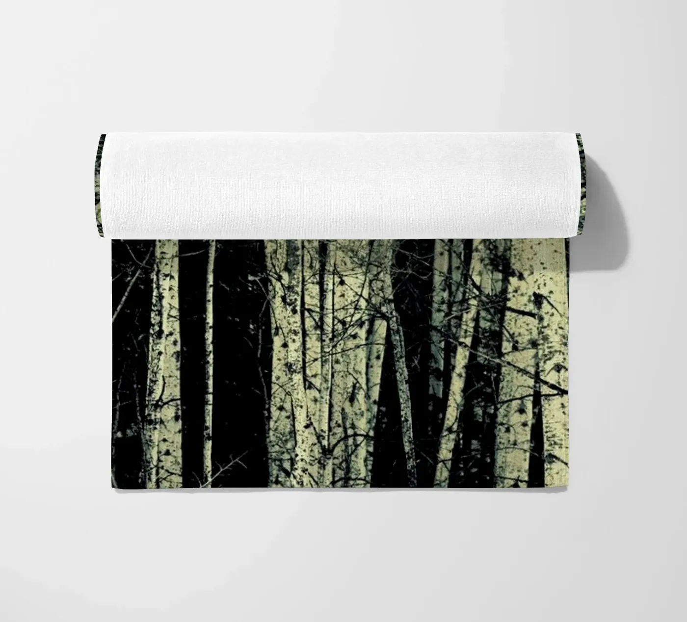 Birch beach towel by Robin Delean