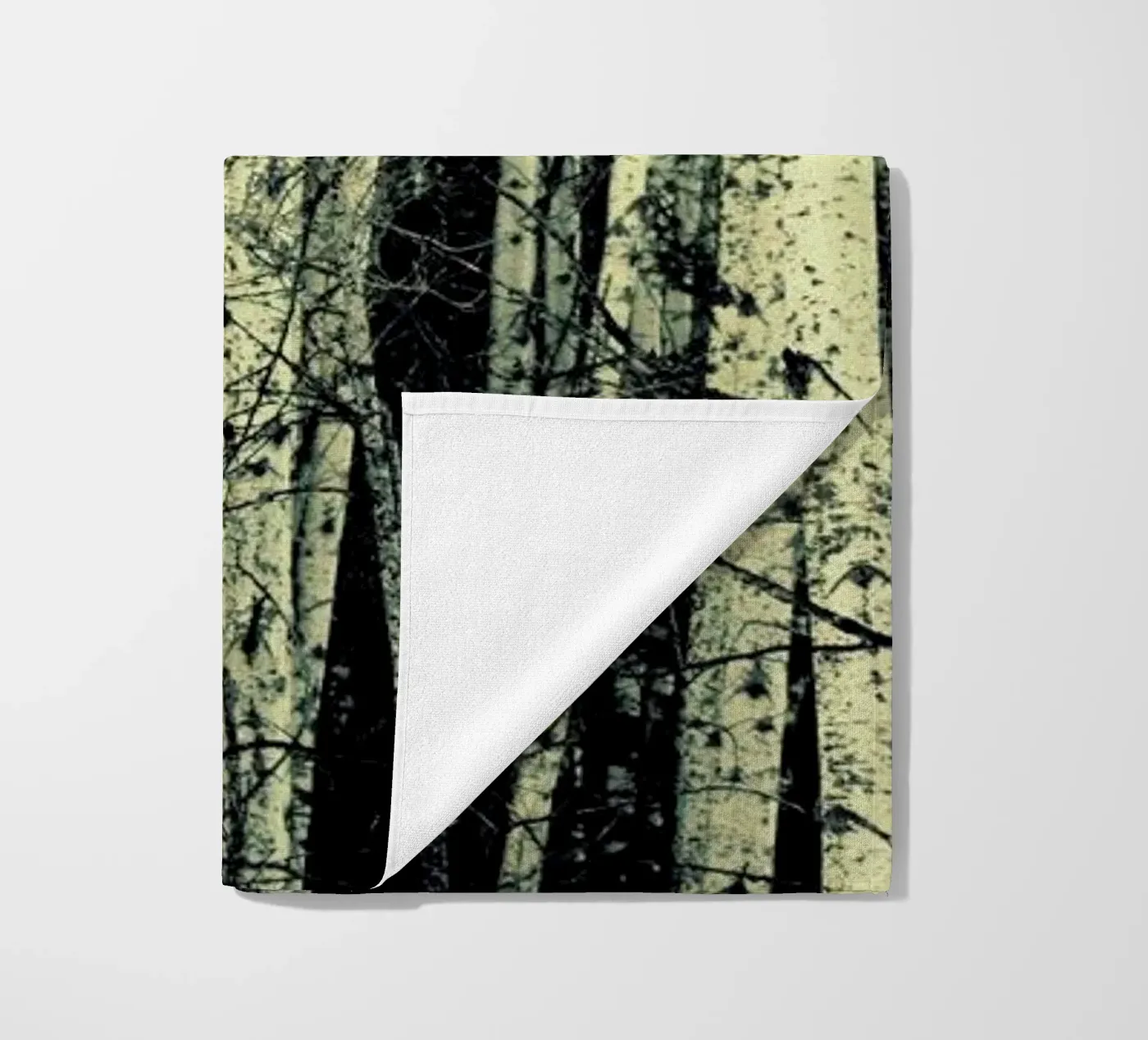 Birch beach towel by Robin Delean