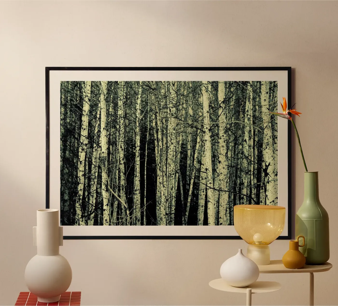 Birch Poster von Robin Delean