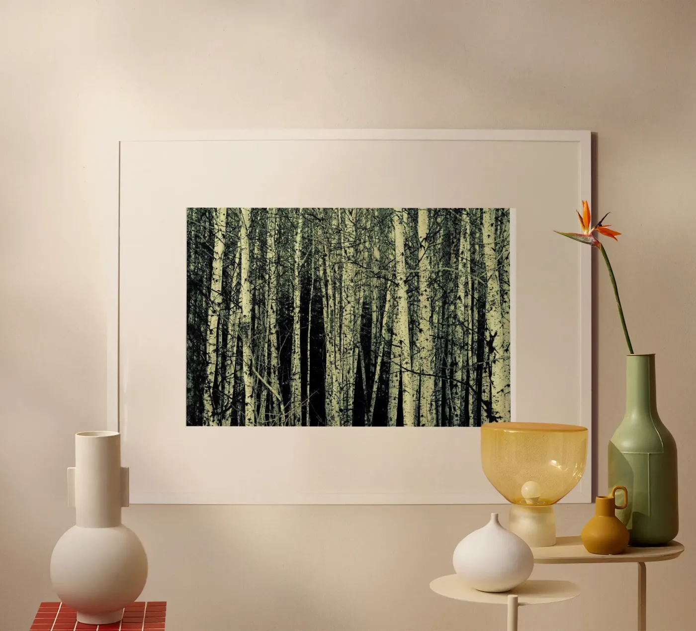 Birch Poster von Robin Delean